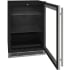 U-Line UHRE124IS81A - 24 Inch Compact Refrigerator Open View