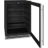 U-Line 1 Class UHWC024SG02A - 24 Inch Wine Cooler 4 Fixed Black Racks