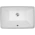 Nantucket Sinks Great Point Collection UM19X11W - 9 Inch X 11 Inch Undermount Ceramic Sink