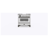 Ilve Majestic II Collection UM09FDNS3RABLP - 36 Inch Freestanding Dual Fuel Range in Front View