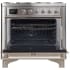 Ilve Majestic II Collection UM09FDNS3SSCLP - 36 Inch Freestanding Dual Fuel Range in Opened View