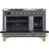 Ilve Majestic II Collection UM12FDNS3BGG - 48 Inch Freestanding Dual Fuel Range in Opened View