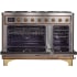 Ilve Majestic II Collection UM12FDNS3SSGLP - 48 Inch Freestanding Dual Fuel Range in Opened View