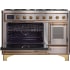 Ilve Majestic II Collection UM12FDNS3SSGLP - 48 Inch Freestanding Dual Fuel Range in Opened View