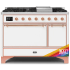 Ilve Majestic II Collection UM12FDQNS3RAP - 48 Inch Freestanding Dual Fuel Range in Front View