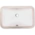 Nantucket Sinks UM159W - Vitreous China Bath Undermount Sinks