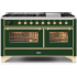 Ilve Majestic II Collection UM15FDNS3EGG - 60 Inch Freestanding Dual Fuel Range in Front View