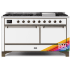 Ilve Majestic II Collection UM15FDQNS3RAB - 60 Inch Freestanding Dual Fuel Range in Front View
