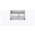 Ilve Majestic II Collection UM15FDQNS3RAB - 60 Inch Freestanding Dual Fuel Range in Front View