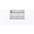 Ilve Majestic II Collection UM15FDQNS3RACLP - 60 Inch Freestanding Dual Fuel Range in Front View