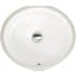 Nantucket Sinks Great Point Collection UM16CW - Vitreous China Bath Undermount Sink