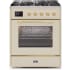 Ilve Majestic II Collection UM30DNE3AWGLP - 30 Inch Freestanding Dual Fuel Range in Front View