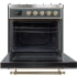 Ilve Majestic II Collection UM30DNE3BGG - 30 Inch Freestanding Dual Fuel Range in Opened View