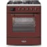 Ilve Majestic II Collection UM30DNE3BUBLP - 30 Inch Freestanding Dual Fuel Range in Front View