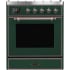 Ilve Majestic II Collection UM30DNE3EGBLP - 30 Inch Freestanding Dual Fuel Range in Front View