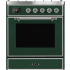 Ilve Majestic II Collection UM30DNE3EGCLP - 30 Inch Freestanding Dual Fuel Range in Front View