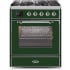 Ilve Majestic II Collection UM30DNE3EGC - 30 Inch Emerald Green Natural Gas Freestanding Range
