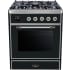 Ilve Majestic II Collection UM30DNE3MGCLP - 30 Inch Freestanding Dual Fuel Range in Front View