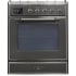 Ilve Majestic II Collection UM30DNE3MGCLP - 30 Inch Freestanding Dual Fuel Range in Front View