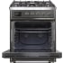 Ilve Majestic II Collection UM30DNE3MGCLP - 30 Inch Freestanding Dual Fuel Range in Opened View
