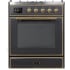 Ilve Majestic II Collection UM30DNE3MGGLP - 30 Inch Freestanding Dual Fuel Range in Front View