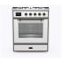 Ilve Majestic II Collection UM30DNE3RABLP - 30 Inch Freestanding Dual Fuel Range in Front View