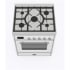 Ilve Majestic II Collection UM30DNE3RACLP - 30 Inch Freestanding Dual Fuel Range in Top View