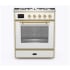 Ilve Majestic II Collection UM30DNE3RAGLP - 30 Inch Freestanding Dual Fuel Range in Front View