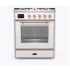 Ilve Majestic II Collection UM30DNE3RAPLP - 30 Inch Freestanding Dual Fuel Range in Front View