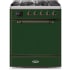 Ilve Majestic II Collection UM30DQNE3EGB - 30 Inch Freestanding Dual Fuel Range in Front View
