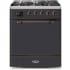 Ilve Majestic II Collection UM30DQNE3MGBLP - 30 Inch Freestanding Dual Fuel Range in Front View