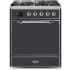 Ilve Majestic II Collection UM30DQNE3MGC - 30 Inch Freestanding Dual Fuel Range in Front View