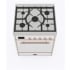 Ilve Majestic II Collection UM30DQNE3RAP - 30 Inch Freestanding Dual Fuel Range in Top View