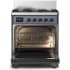 Ilve Majestic III Collection UM30NR3BGC - 30 Inch Freestanding Dual Fuel Range