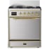 Ilve Majestic III Collection UM30QNR3SSG - 30 Inch Freestanding Dual Fuel Range