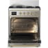 Ilve Majestic III Collection UM30QNR3SSG - 30 Inch Freestanding Dual Fuel Range
