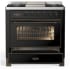 Ilve Majestic III Collection UM36FNR3BKBLP - Majestic III 36 inch Dual Fuel Range