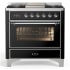 Ilve Majestic III Collection UM36FNR3BKC - Majestic III 36 inch Dual Fuel Range