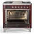 Ilve Majestic III Collection UM36FNR3BUCLP - Majestic III 36 inch Dual Fuel Range