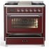Ilve Majestic III Collection UM36FNR3BUCLP - Majestic III 36 inch Dual Fuel Range