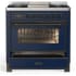 Ilve Majestic III Collection UM36FNR3MBBLP - Majestic III 36 inch Dual Fuel Range