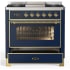 Ilve Majestic III Collection UM36FNR3MBG - Majestic III 36 inch Dual Fuel Range