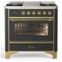 Ilve Majestic III Collection UM36FNR3MGG - Majestic III 36 inch Dual Fuel Range