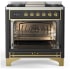 Ilve Majestic III Collection UM36FNR3MGG - Majestic III 36 inch Dual Fuel Range