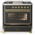 Ilve Majestic III Collection UM36FNR3MGG - Majestic III 36 inch Dual Fuel Range