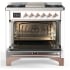 Ilve Majestic III Collection UM36FNR3RAPLP - Majestic III 36 inch Dual Fuel Range
