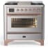 Ilve Majestic III Collection UM36FNR3SSPLP - Majestic III 36 inch Dual Fuel Range
