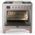 Ilve Majestic III Collection UM36FNR3SSPLP - Majestic III 36 inch Dual Fuel Range