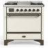Ilve Majestic III Collection UM36FQNR3AWBLP - Majestic III 36 inch Dual Fuel Range