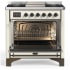Ilve Majestic III Collection UM36FQNR3AWBLP - Majestic III 36 inch Dual Fuel Range